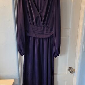 Elegant Purple Maxi Dress